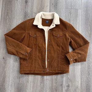 GAP Corduroy Sherpa Trucker Jacket